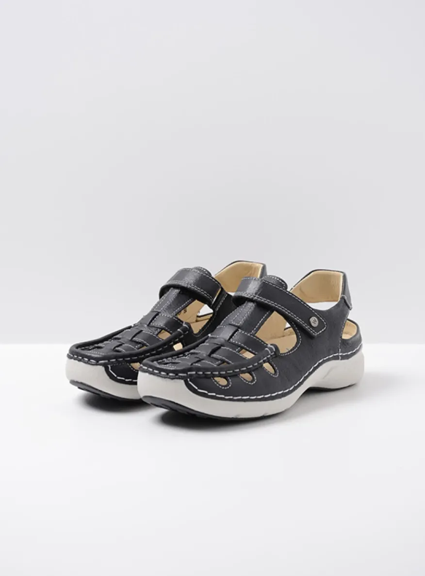 Rolling Sun - zwart leer