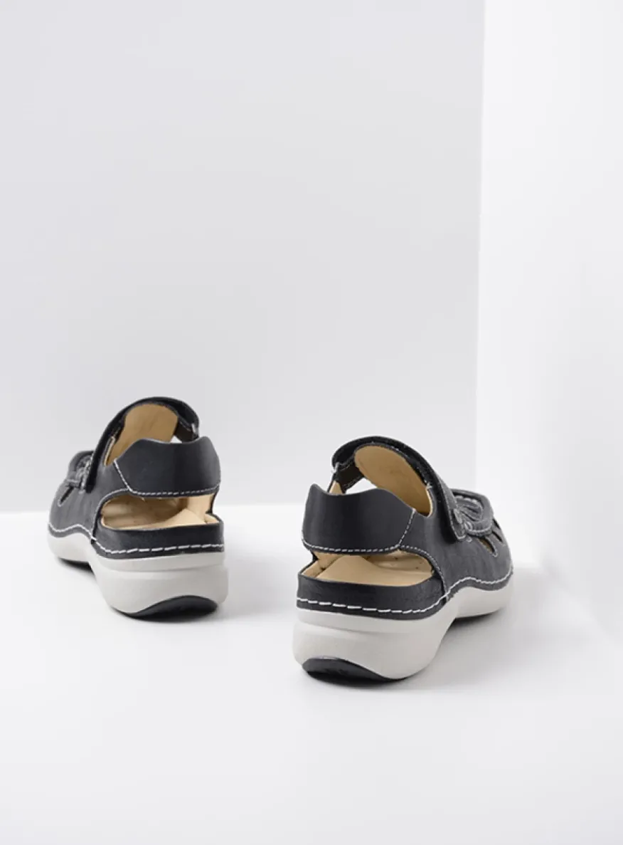 Rolling Sun - zwart leer