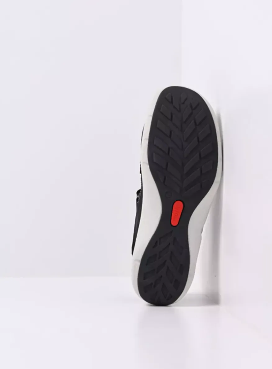 Rolling Sun - zwart effectleer