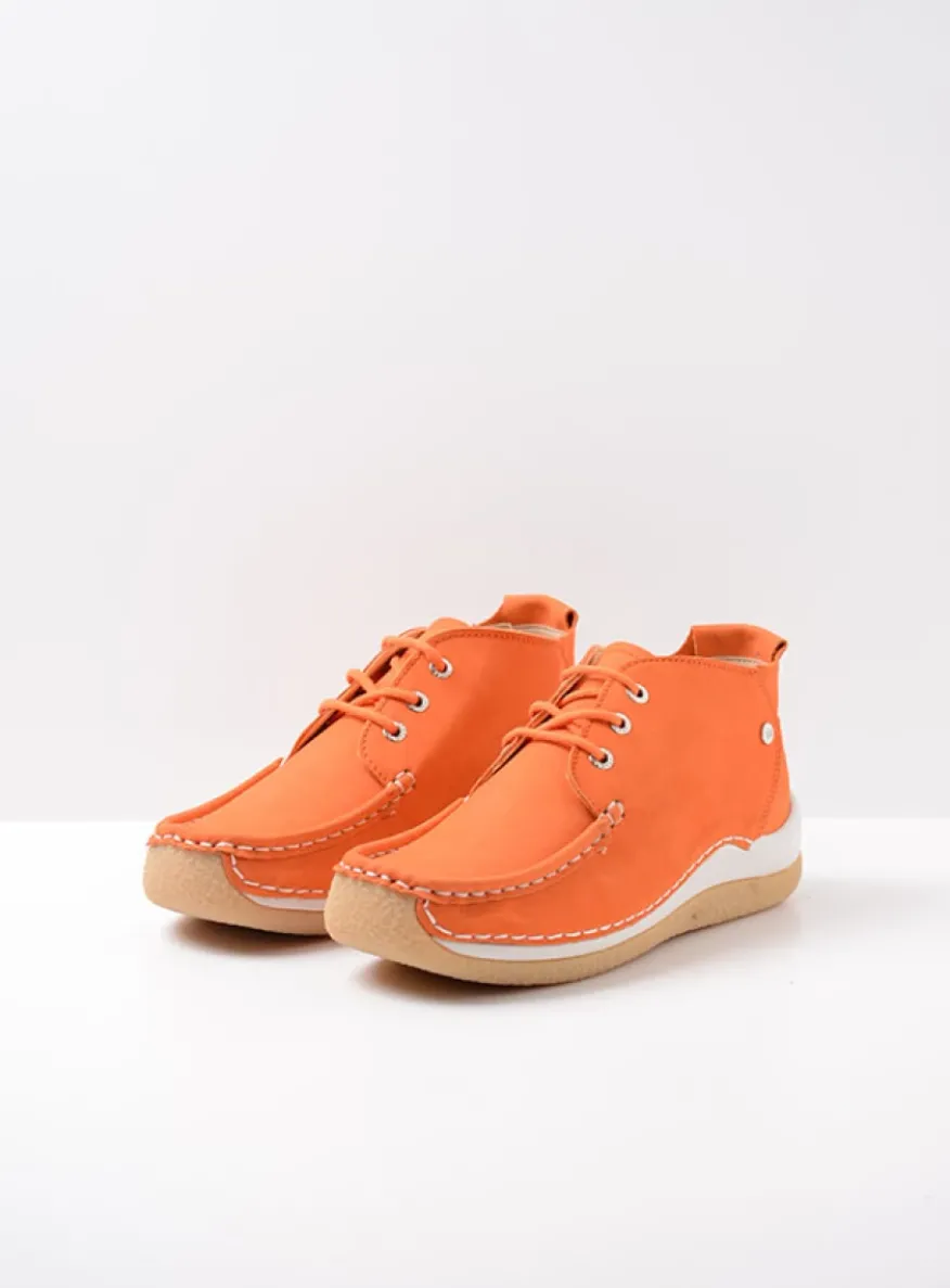 Rosella - oranje nubuck