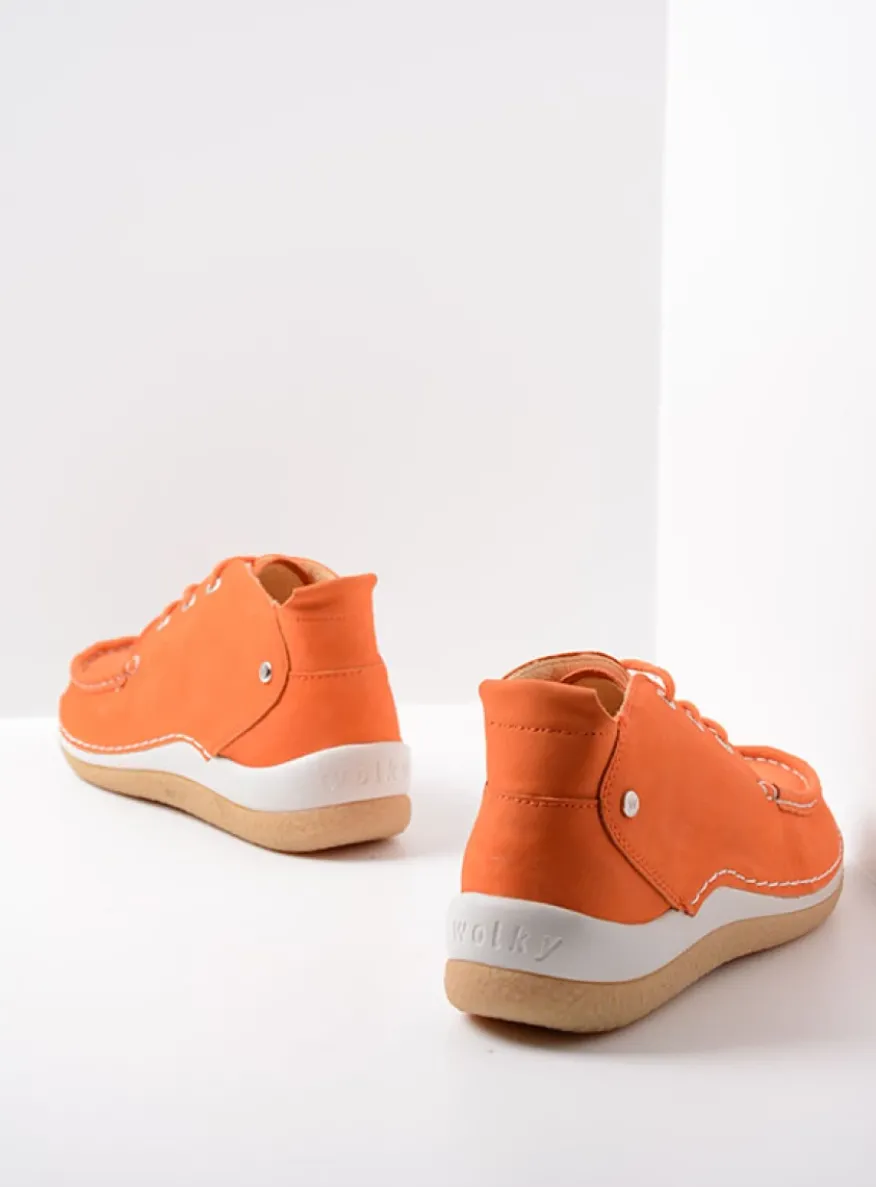 Rosella - oranje nubuck