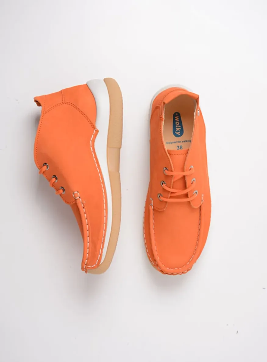 Rosella - oranje nubuck