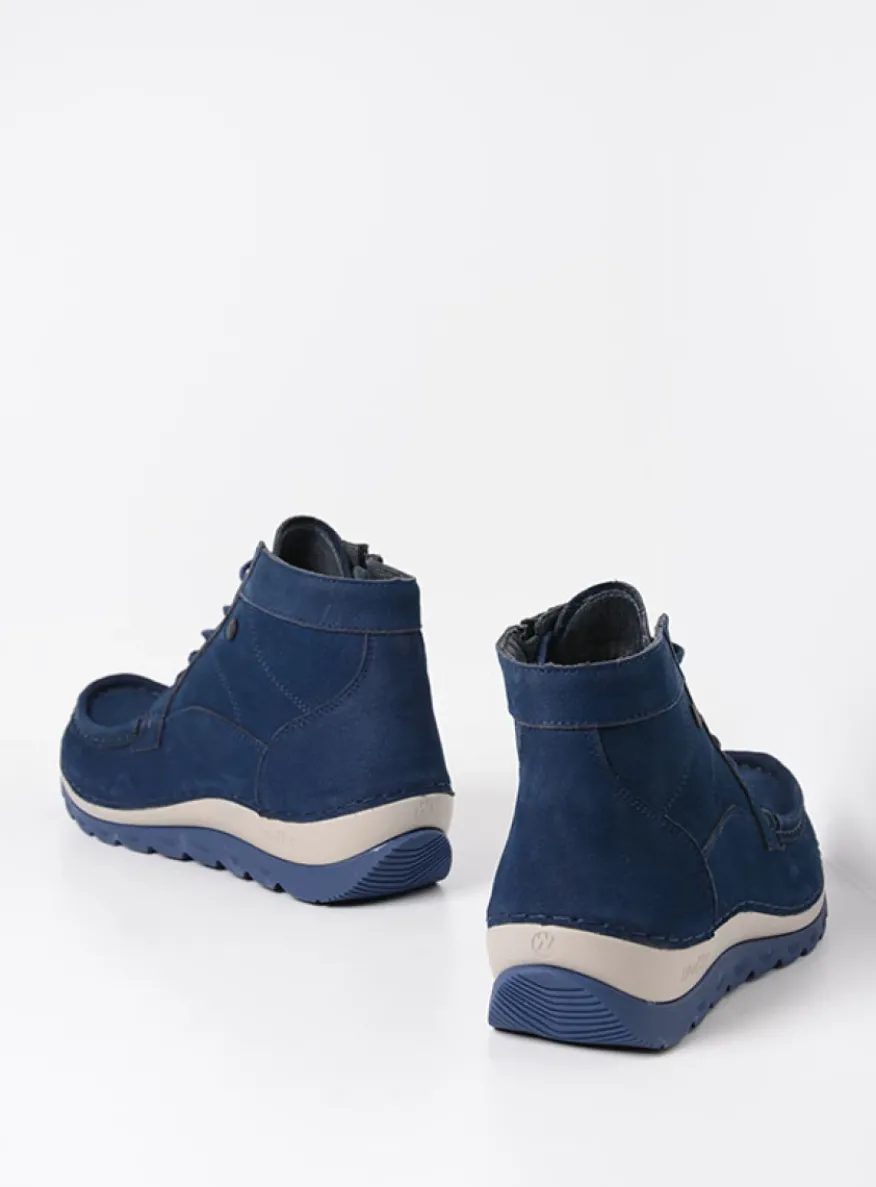 Salado - blauw nubuck