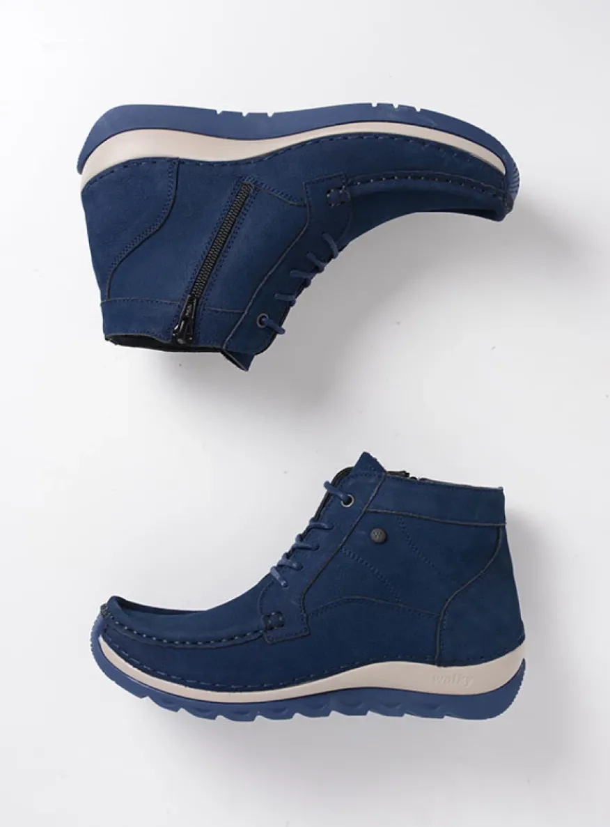 Salado - blauw nubuck
