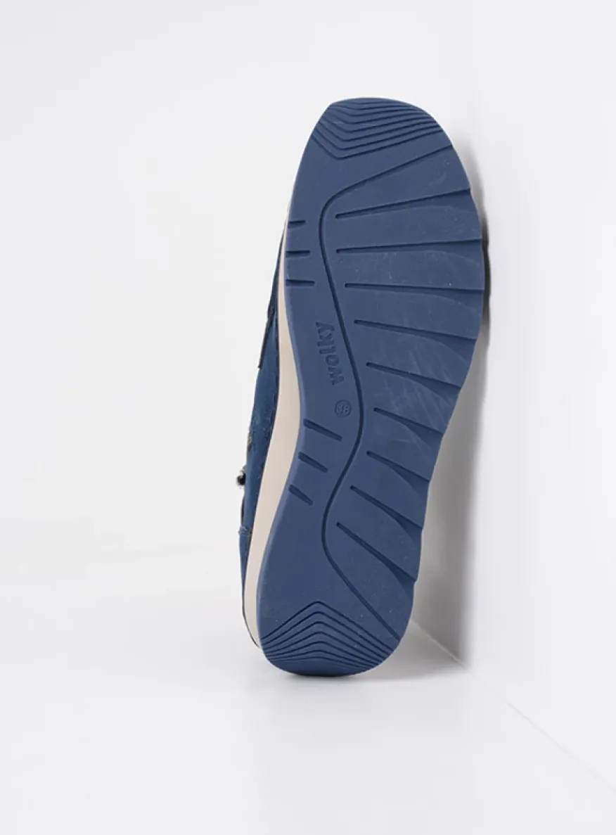 Salado - blauw nubuck