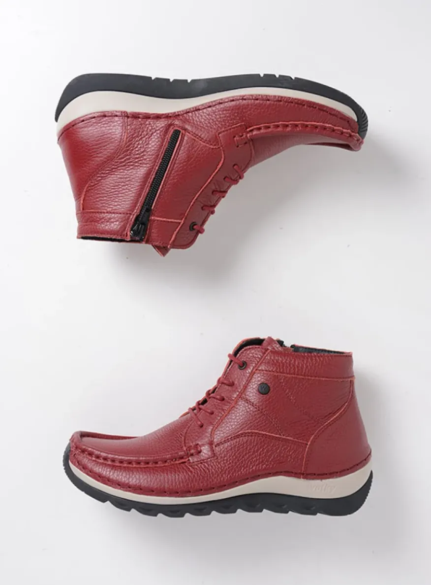 Salado - bordeauxrood leer