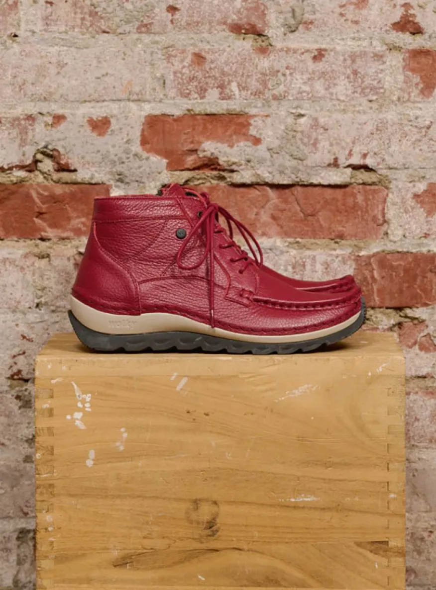 Salado - bordeauxrood leer