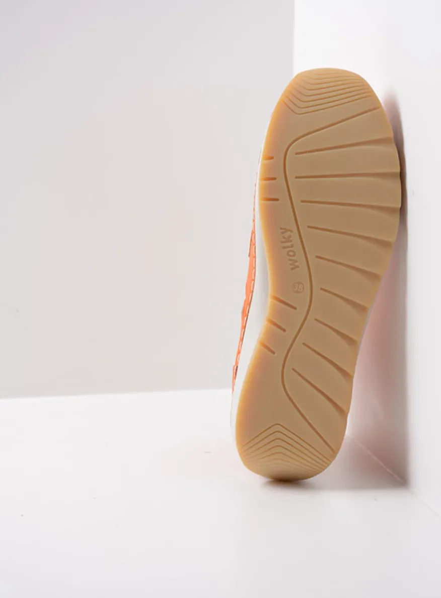 Salado - oranje leer