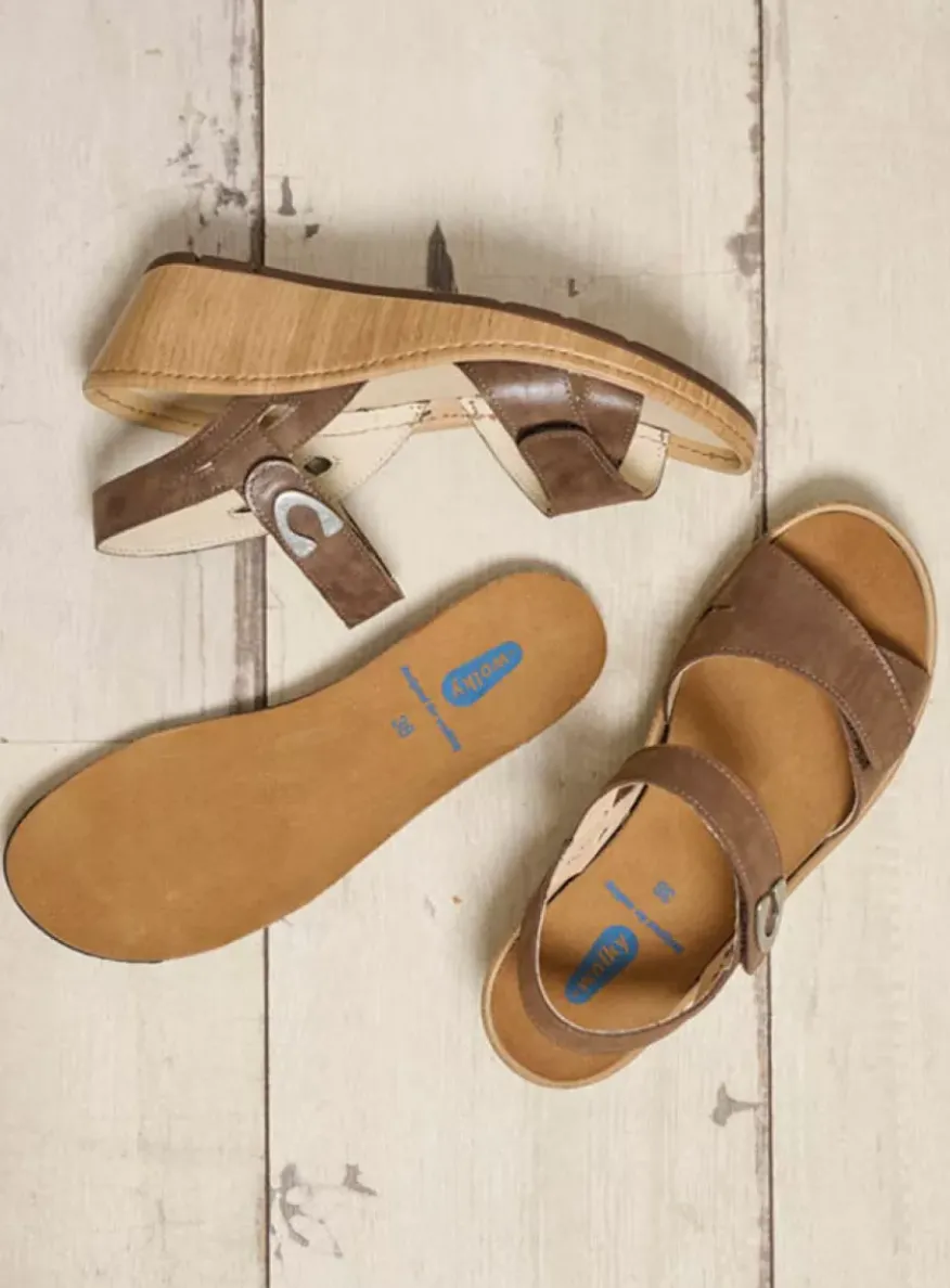 Sanibel - cederbruin effectleer