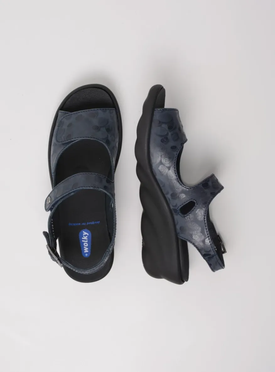 Scala - donkerblauw nubuck