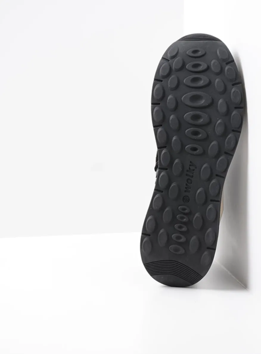 Scone - taupe combi leer