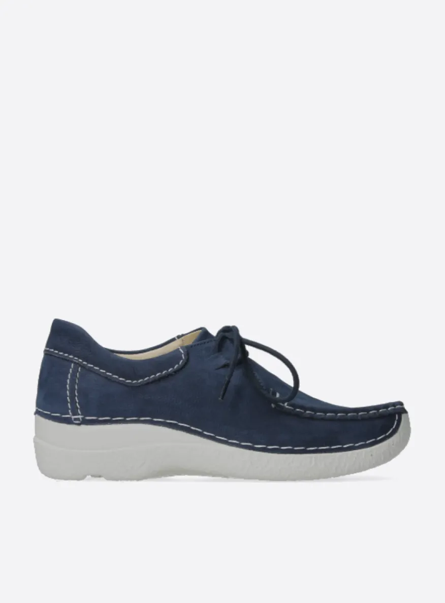 Seamy Shoe - denim nubuck