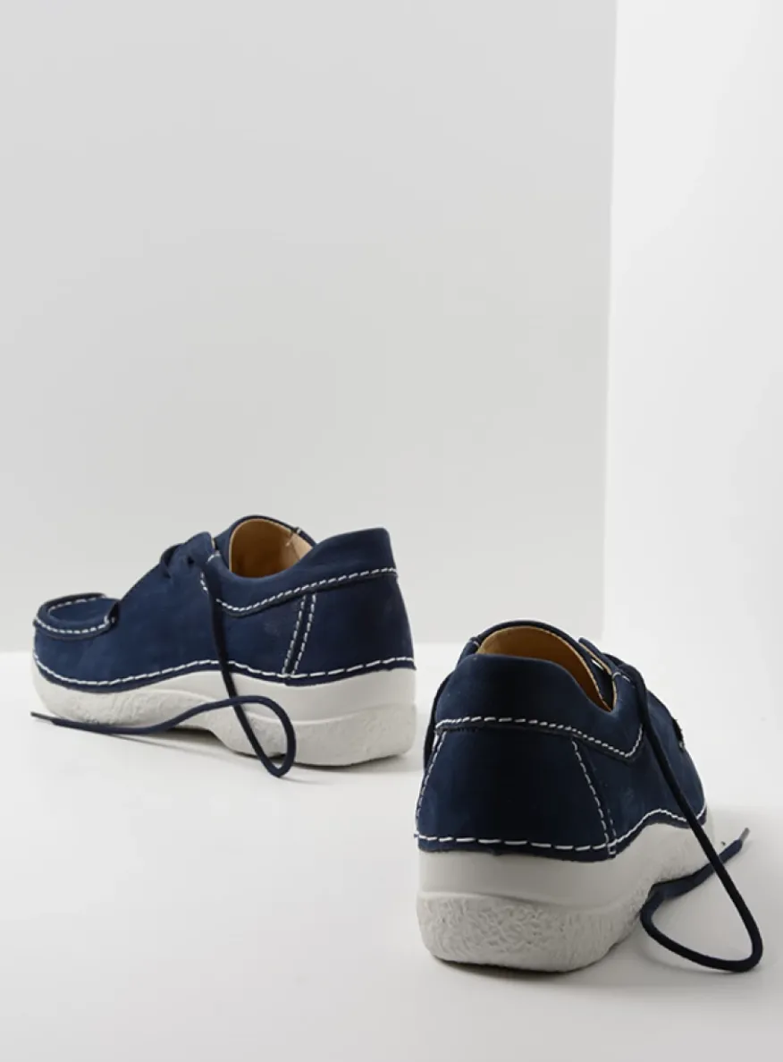 Seamy Shoe - denim nubuck