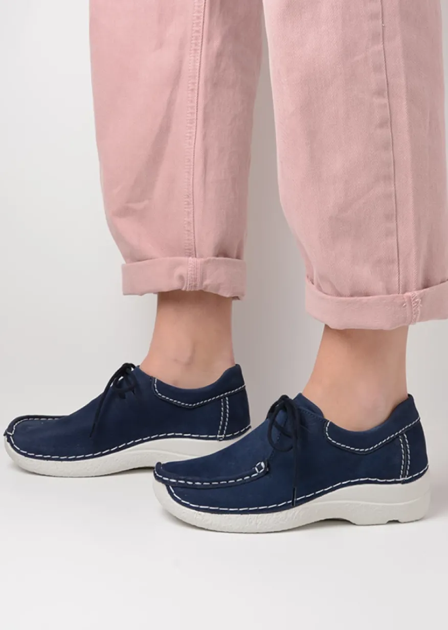 Seamy Shoe - denim nubuck