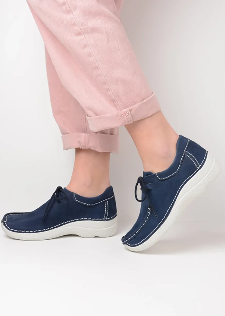 Seamy Shoe - denim nubuck