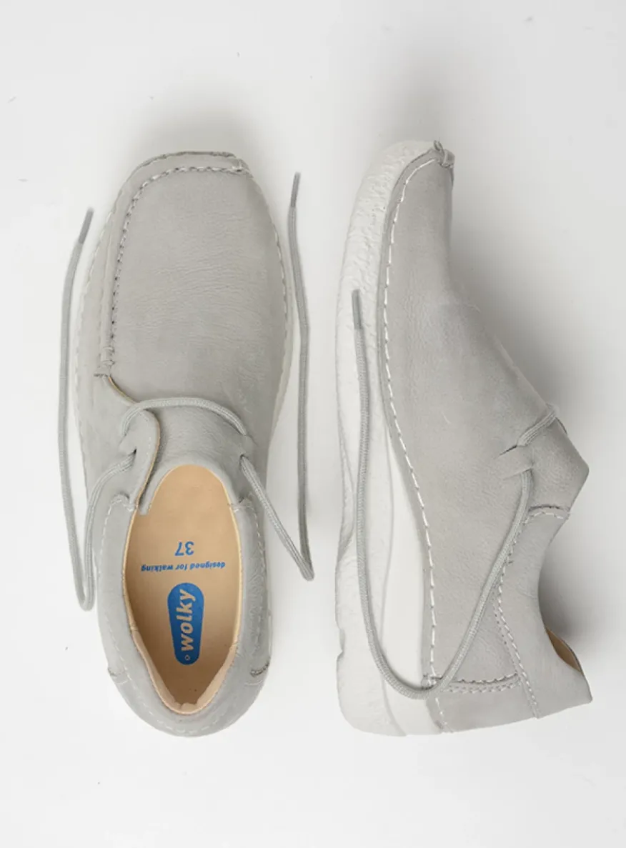 Seamy Shoe - lichtgrijs nubuck