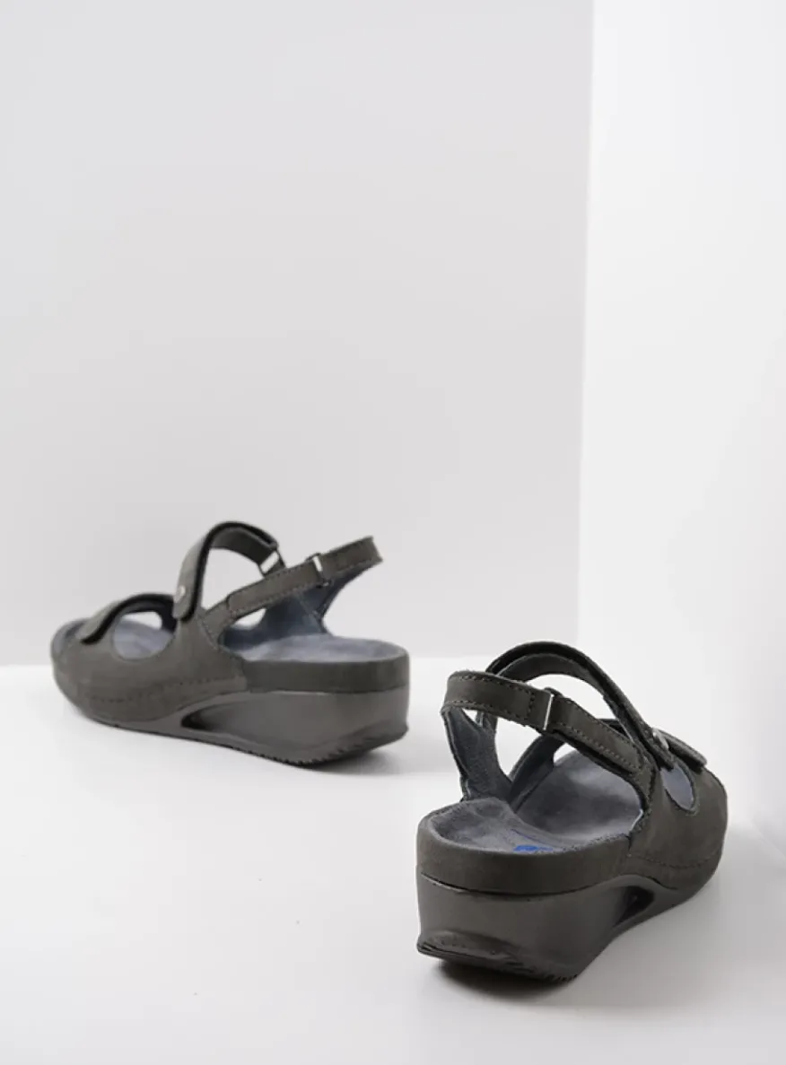 Shallow - grijs nubuck