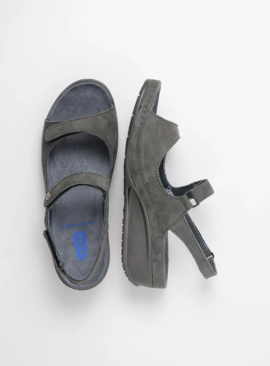 Shallow - grijs nubuck