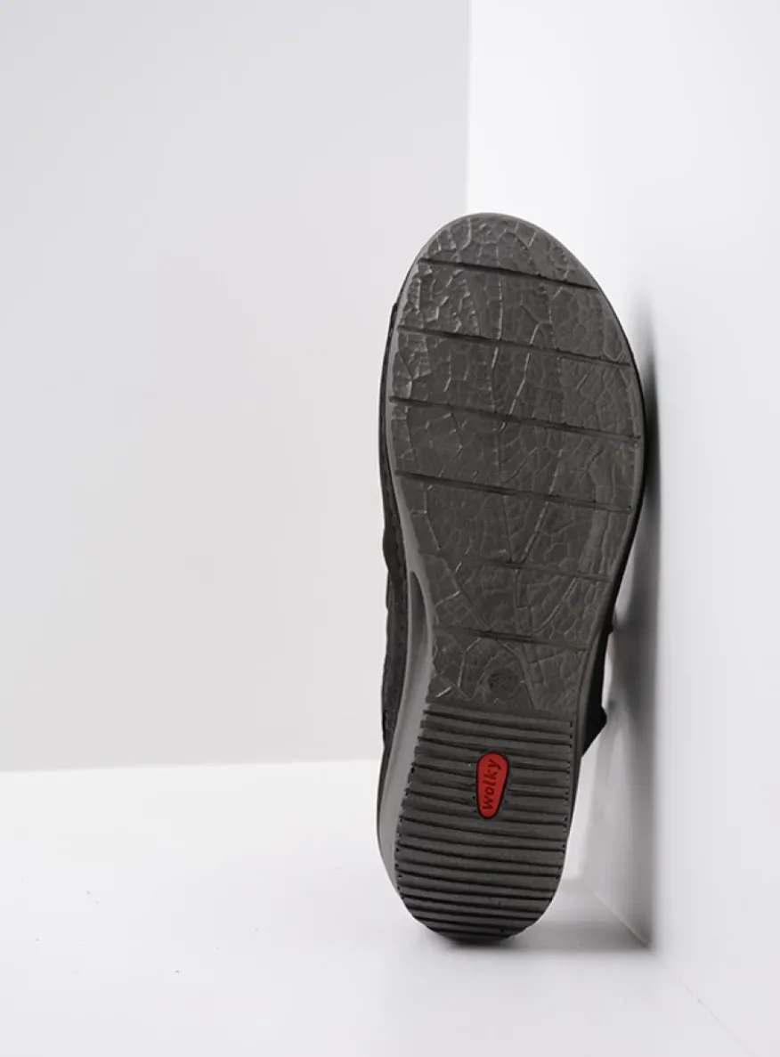 Shallow - zwart nubuck