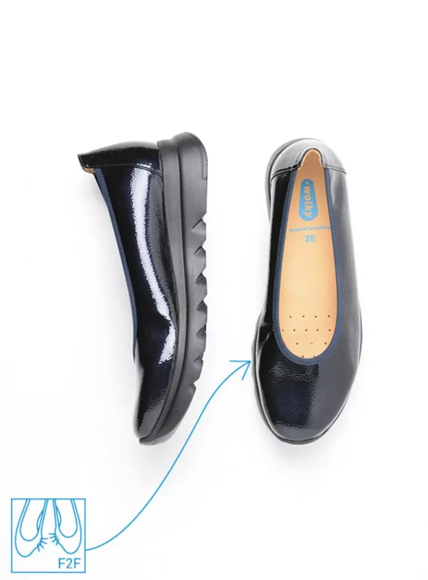 Snallerina F2F - blauw lak biocare