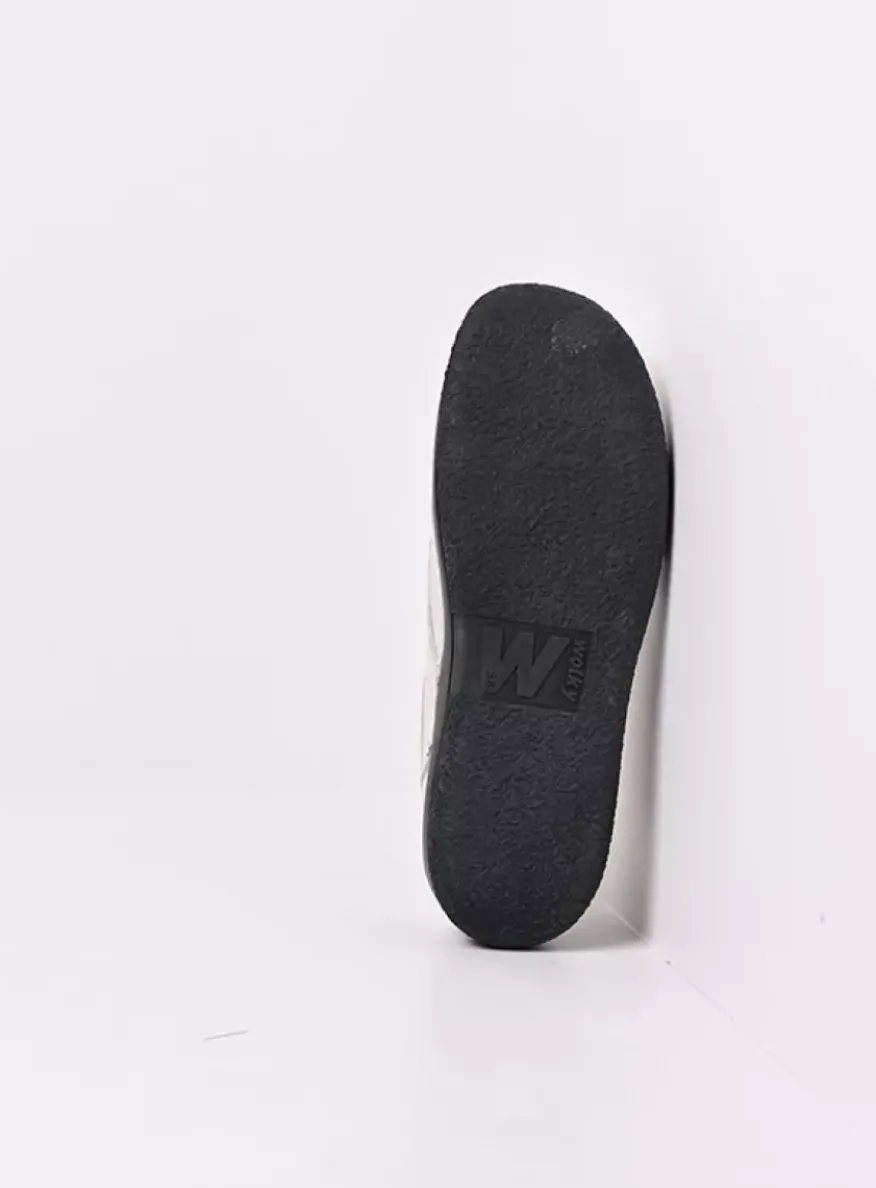 Taranta - wol wit leer