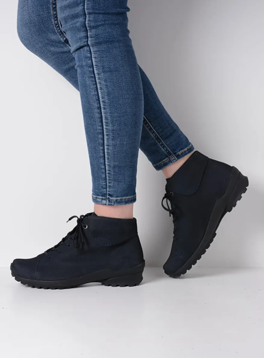 Teton - blauw nubuck