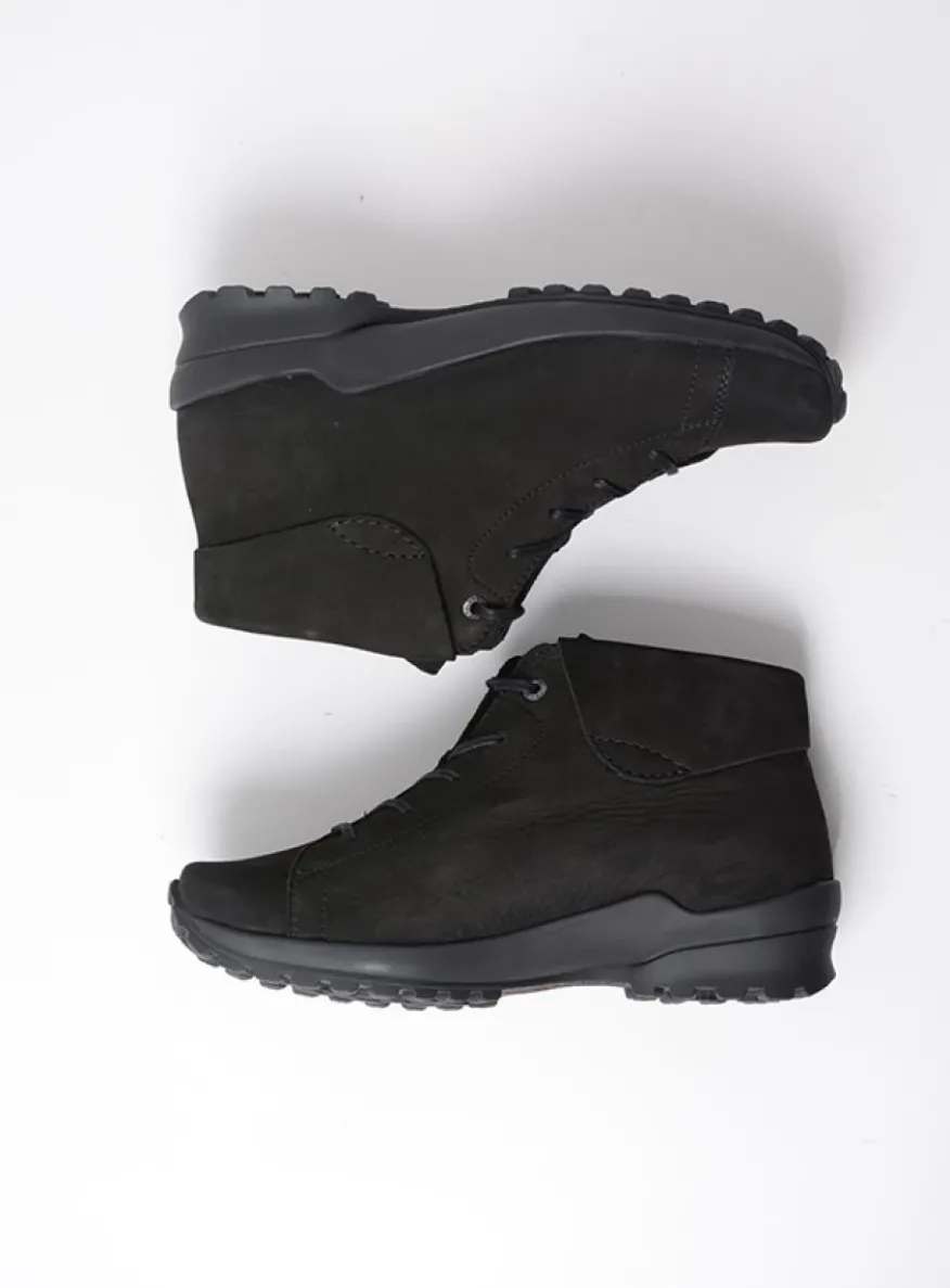 Teton - zwart nubuck