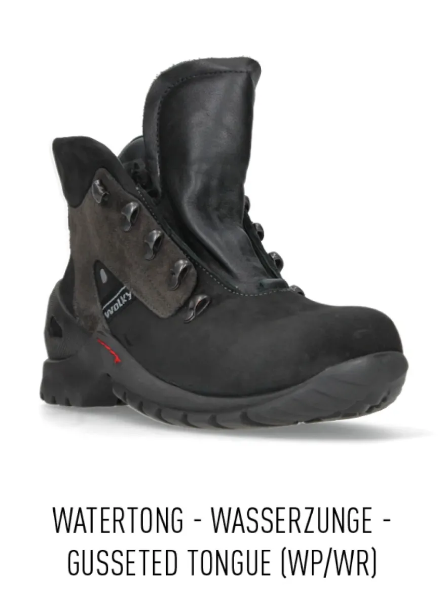 Traction WP - zwart nubuck