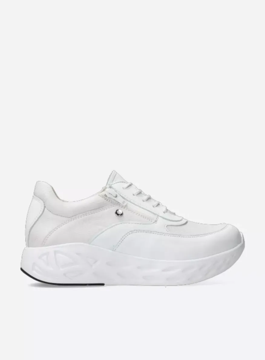 Vitality S2F - wit/gebroken combi stretch leer